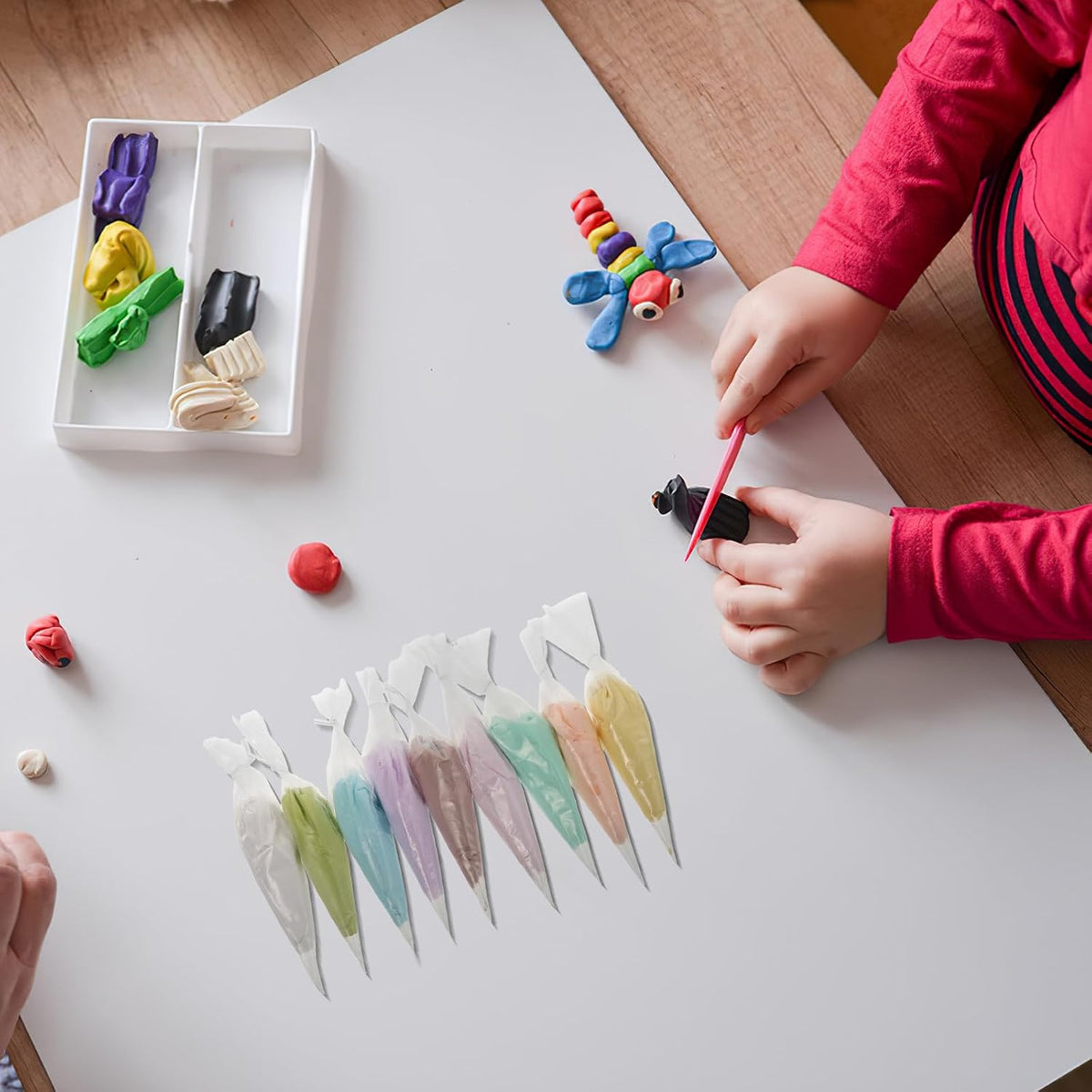 9 Piece Colored Cream Glue Craft Kit for DIY Projects