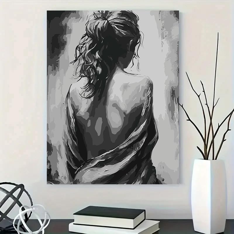 BYGFHLYW Easy People Paint by Numbers Kit for Adults Beginner