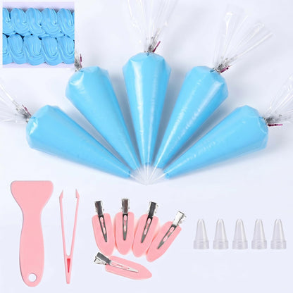 5Pcs Decoden Cream Glue Kit, 100g Fake Whipped Cream for DIY Phone Case, with 5 Hair Clips & Decorating Tools, Craft Kit for Mirror & Resin, Gift for Birthday & Christmas (Lemon Yellow)