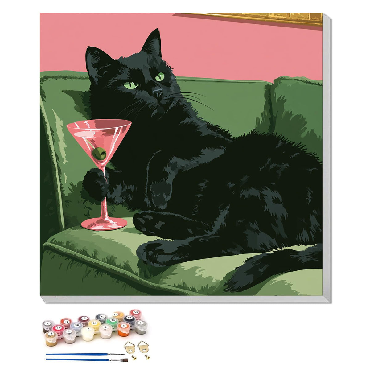 4 Pack Paint by Numbers Kit for Kids Cat Painting Kits for Kids Ages 8-12