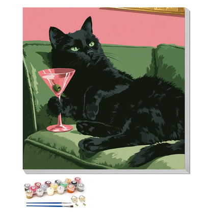 4 Pack Paint by Numbers Kit for Kids Cat Painting Kits for Kids Ages 8-12