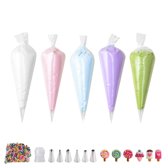 TBTFW 5Colors Decoden Cream Kit, Fake Whipped Cream Glue Clay-3.5oz