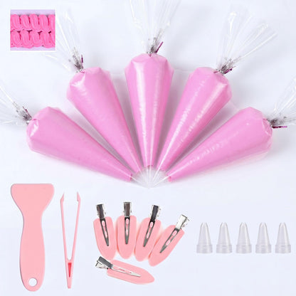 5Pcs Decoden Cream Glue Kit, 100g Fake Whipped Cream for DIY Phone Case, with 5 Hair Clips & Decorating Tools, Craft Kit for Mirror & Resin, Gift for Birthday & Christmas (Lemon Yellow)