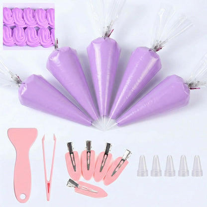 5Pcs Decoden Cream Glue Kit, 100g Fake Whipped Cream for DIY Phone Case, with 5 Hair Clips & Decorating Tools, Craft Kit for Mirror & Resin, Gift for Birthday & Christmas (Lemon Yellow)