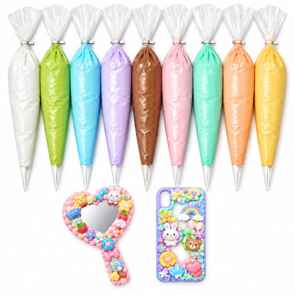 Cabilock 9-Color Whipped Cream Glue for Decoden Phone Cases