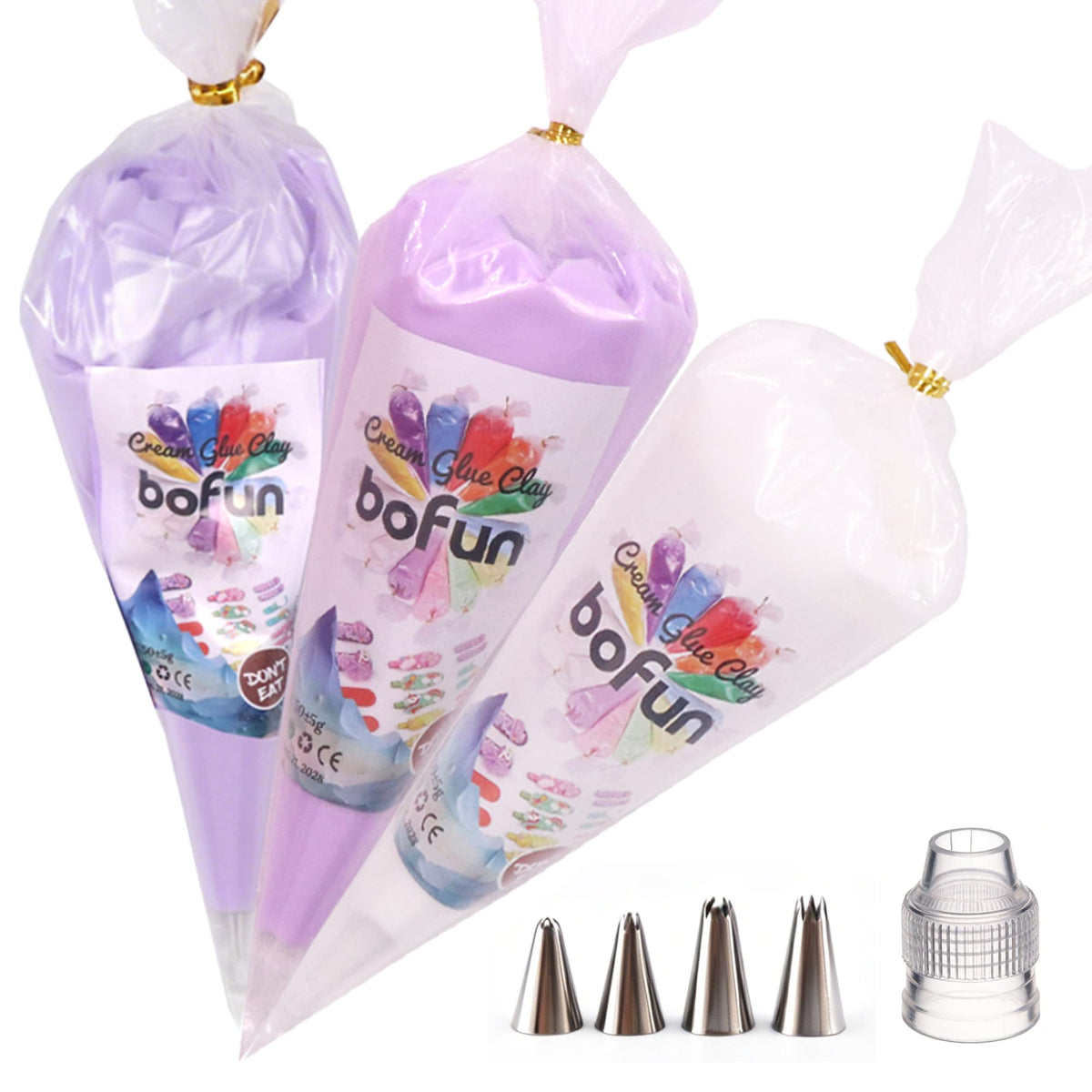 White Decoden Cream Glue, Whipped Cream Glue Clay Kit for Crafts