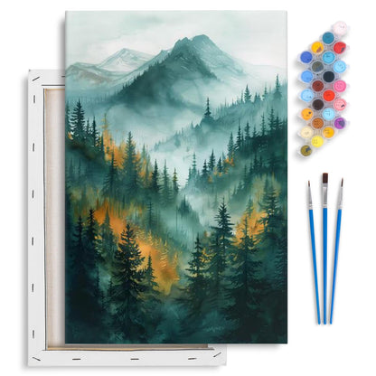 Yezavesu Book Framed Paint by Numbers Kit for Adults 10x 10 inch, Flowers