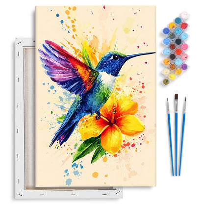 Yezavesu Book Framed Paint by Numbers Kit for Adults 10x 10 inch, Flowers