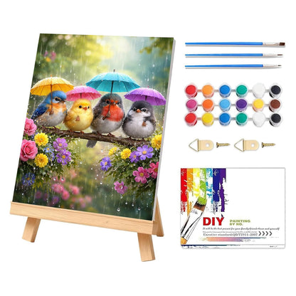 PHANTASYART Cute Birds Paint by Numbers Kit for Adults 16x20inch