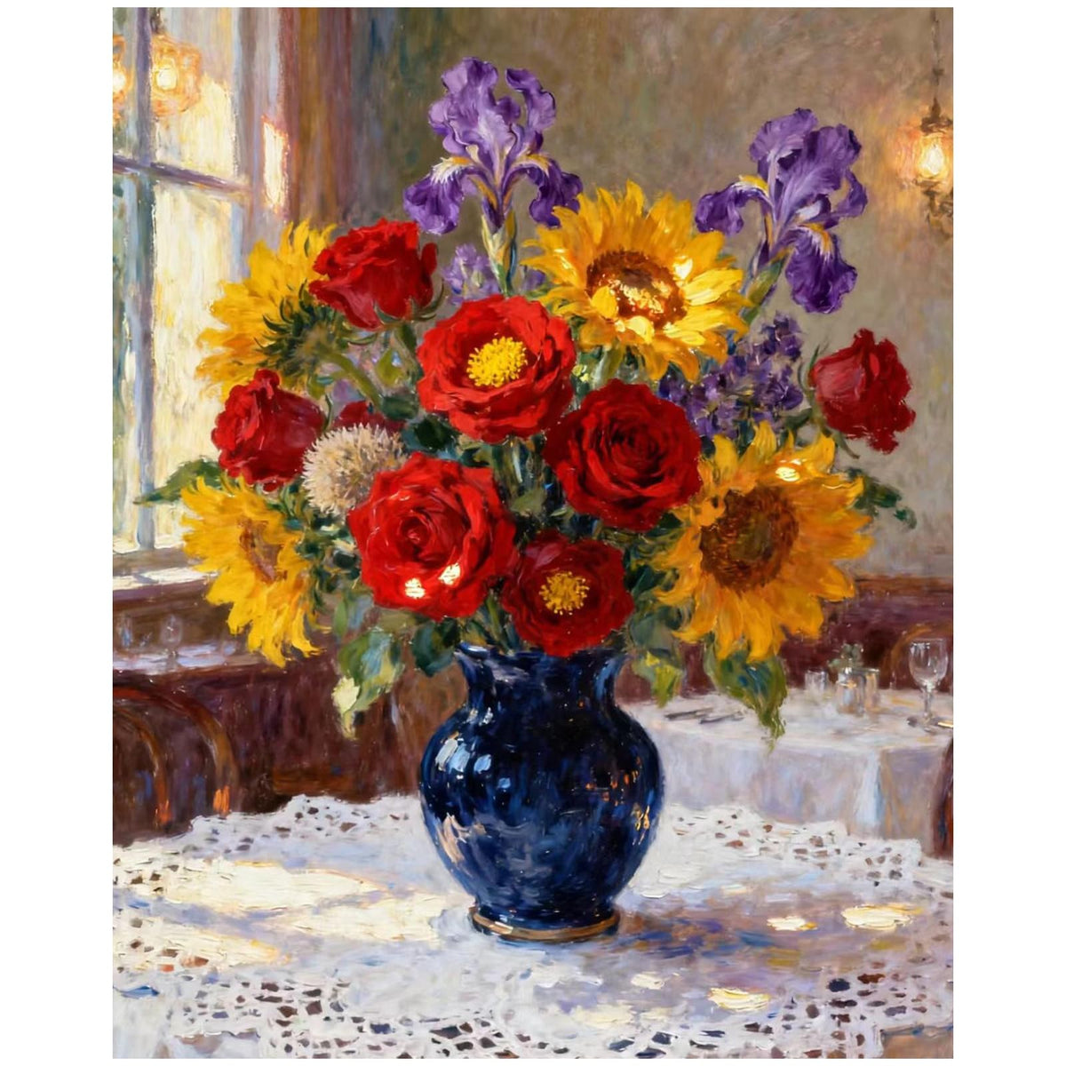 XTCIXAL Paint by Numbers Kit for Adults, Cow, 16X20 Inch