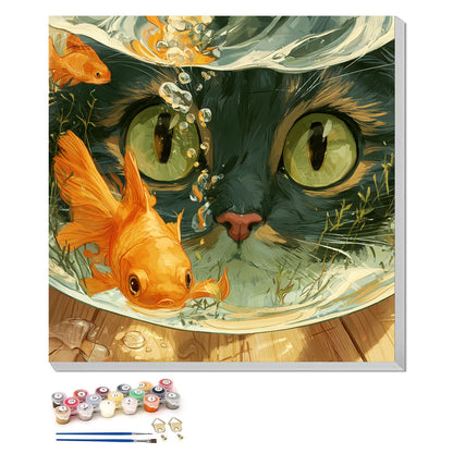 4 Pack Paint by Numbers Kit for Kids Cat Painting Kits for Kids Ages 8-12