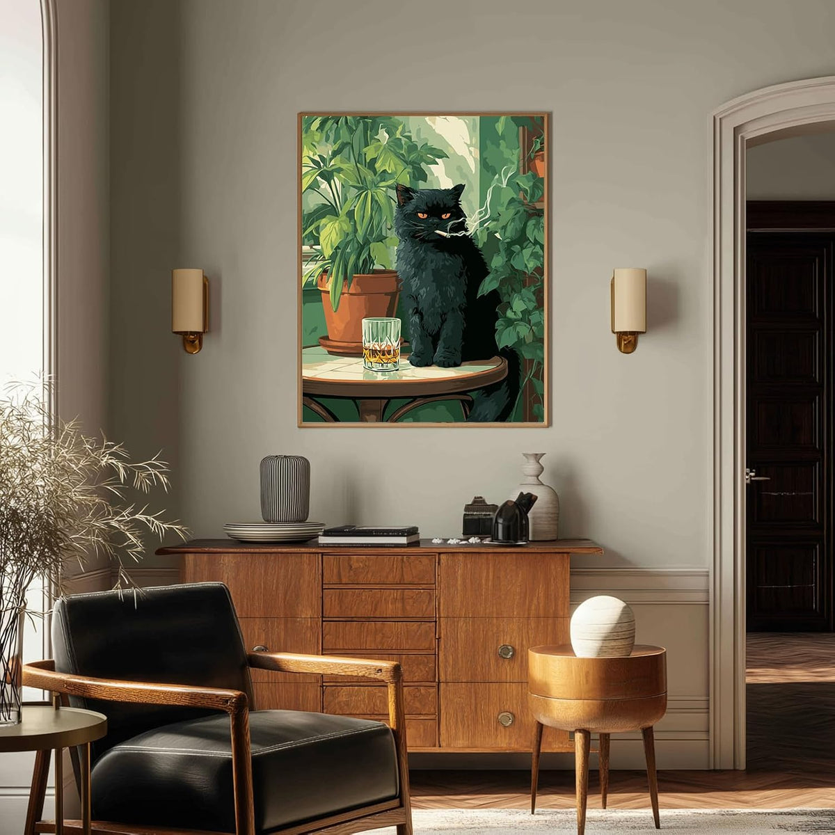 Cat Paint by Numbers Kit for Adults, Paint by Number for Adults 16x20 Inch