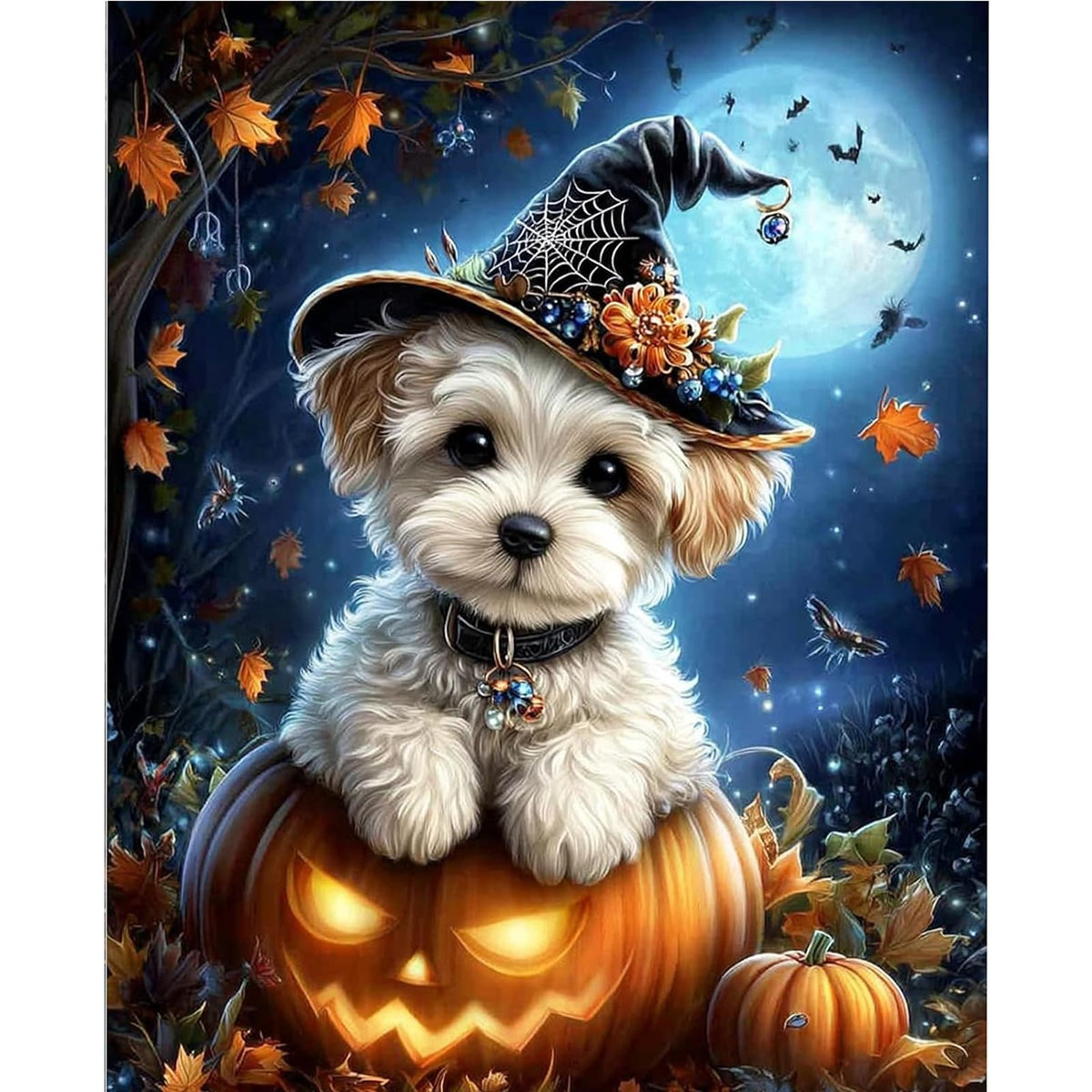 Vintage Halloween Ghost DIY Paint by Numbers Acrylic Painting 40x50cm