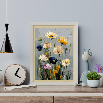 CHWGLFGG Wild Flowers Paint by Numbers Kit for Adults Beginner 16X20 inch
