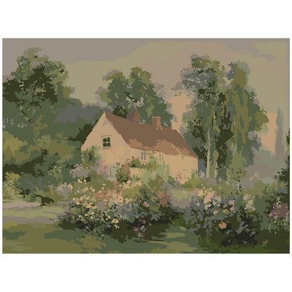 4 Pack Flowers Paint by Numbers Kit for Adults,Color By Numbers for Adults