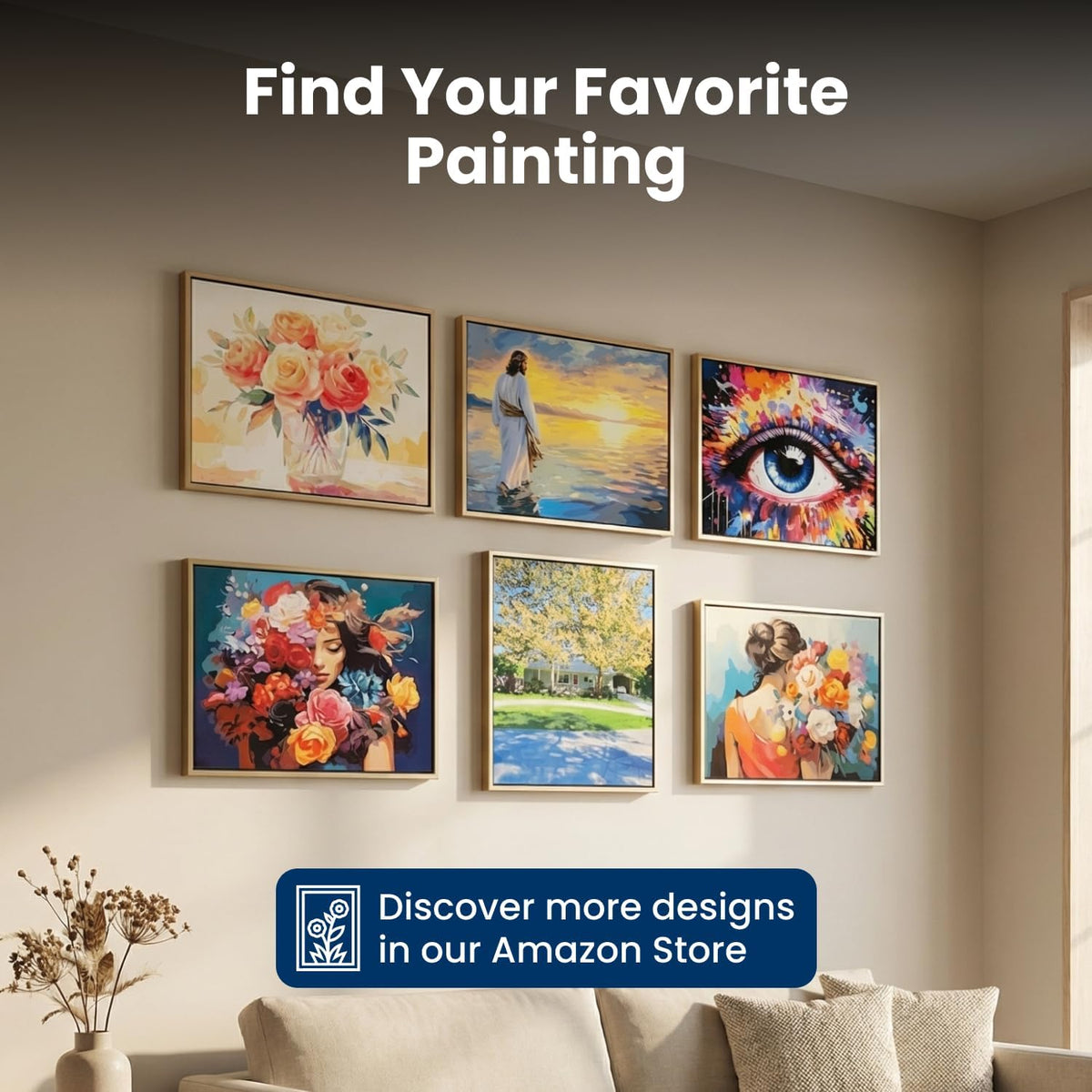 Number Artist Paint by Numbers Kit – Verdant Book Nook, No Frame