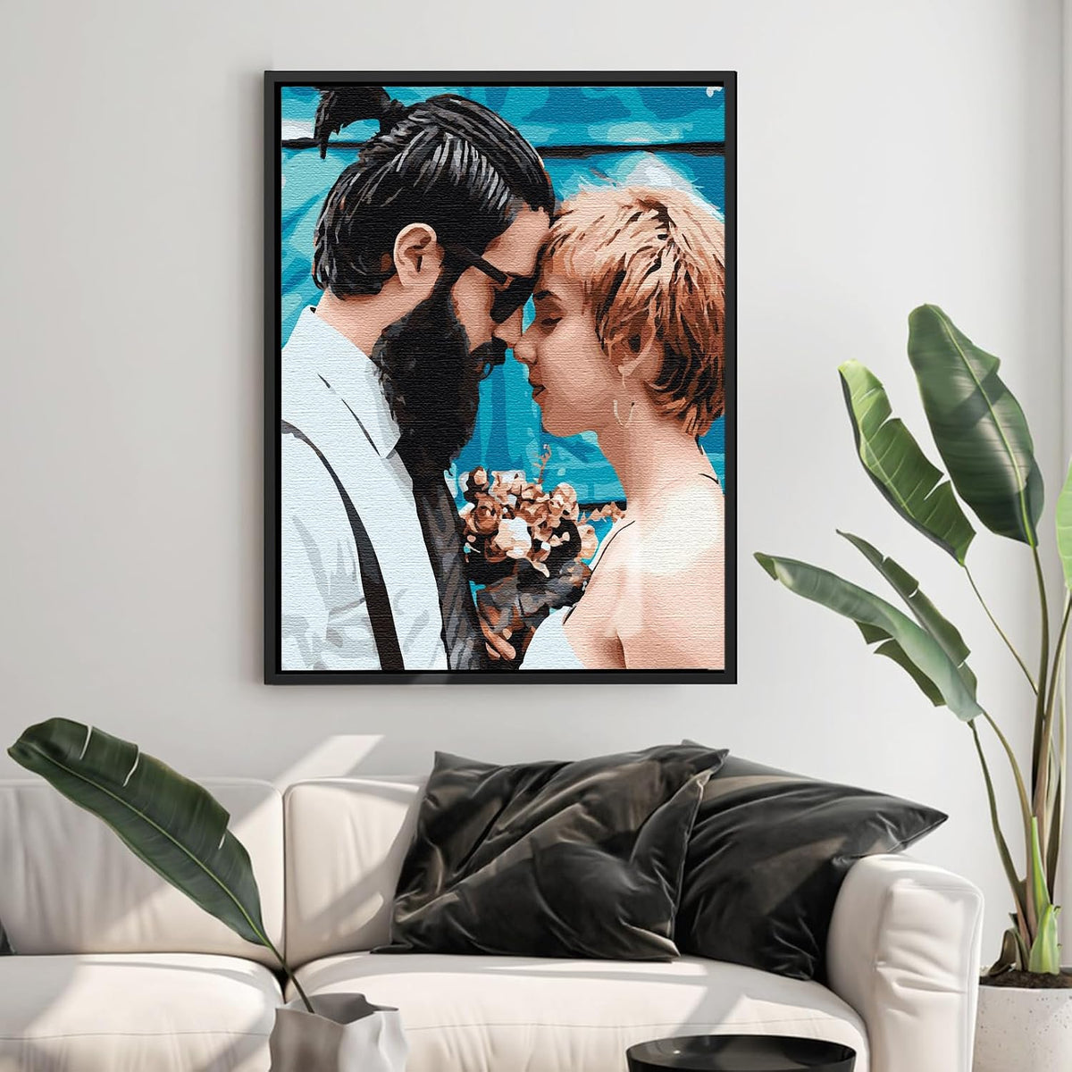 Custom Paint by Numbers Kit for Adults - Personalized DIY Canvas Art