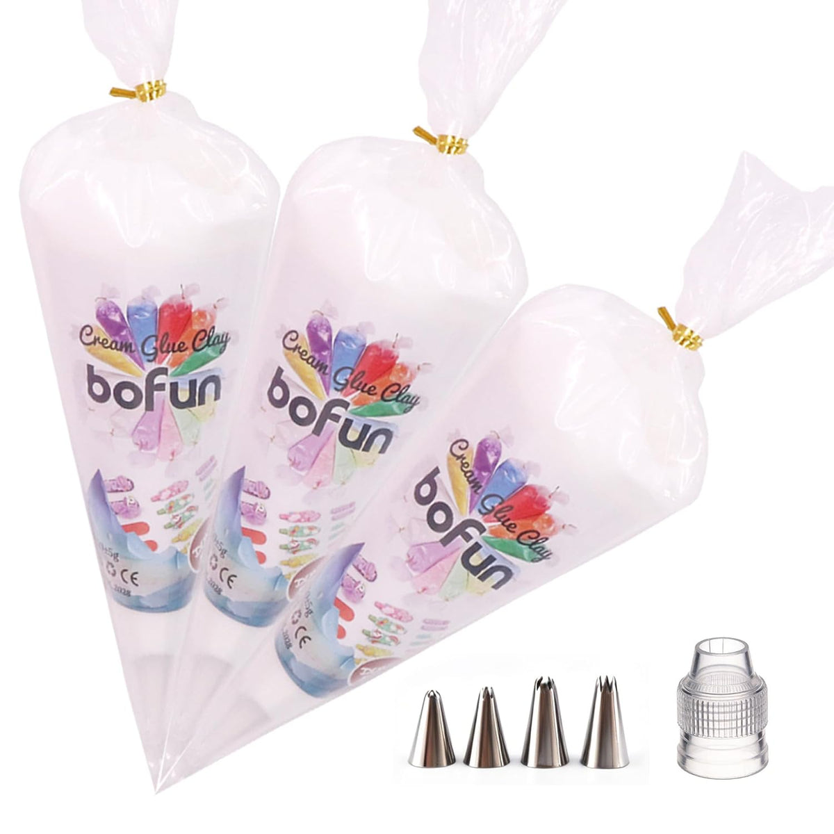 White Decoden Cream Glue, Whipped Cream Glue Clay Kit for Crafts