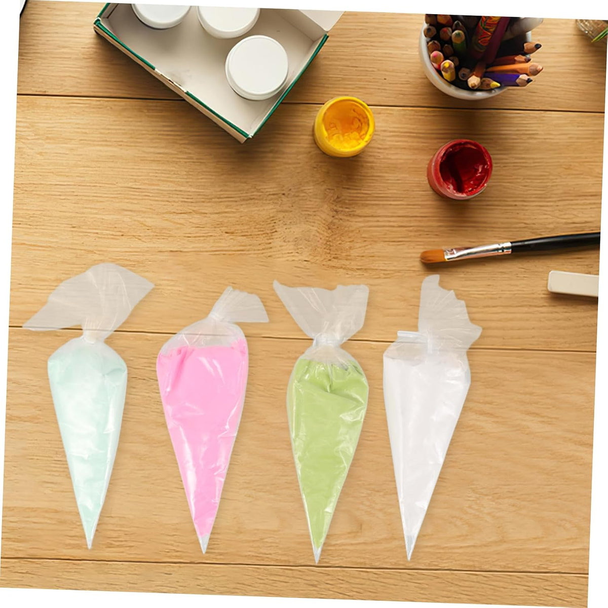 8 Pcs Whipped Cream Glue Clay for Phone Case and Mirror Crafts