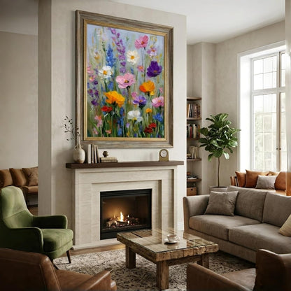 Floral Wildflower Paint by Numbers Kit for Adults Beginner 16X20 inch