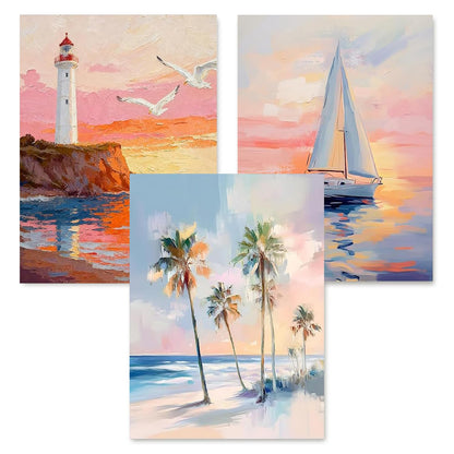Tree Wildflowers Paint by Numbers Kit for Adults Canvas, Frameworkless