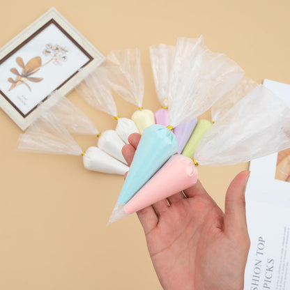 Decoden Cream Glue 9PCS Kit, Fake Whipped Cream, Fake Icing Frosting Whipped Clay with Piping Bags for Phone Cases, Crafts, and DIY Projects