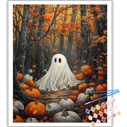 Arttoplus Halloween Paint by Numbers Kit for Adults Beginner 16x20 inch