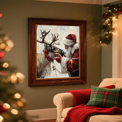 Christmas Paint by Numbers Kit for Adults, Adult Paint by Number 16x16inch
