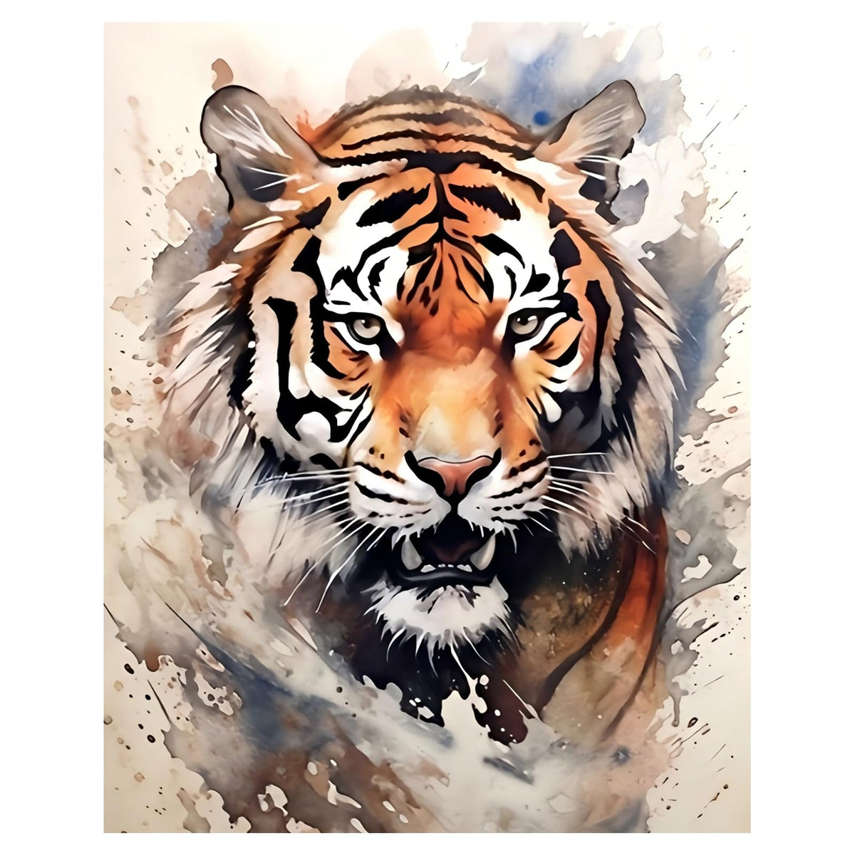 xcemhil Bear Paint by Numbers Kit for Adults, Bear Painting by Numbers, Adult Paint by Number Kits Suitable for Gifts and Interior Decor 16x20 Inch