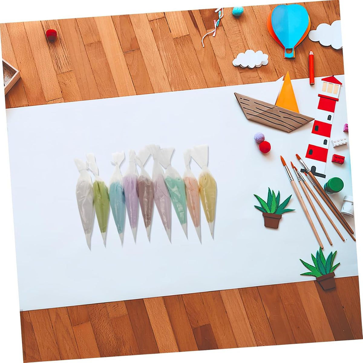9pcs Cream Glue DIY Craft Kit, Resin Glue for Phone Case Making