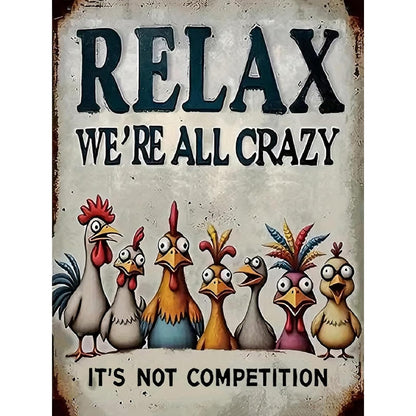 Party Duck Paint by Numbers Kit for Adults Framed Canvas, Frameworkless