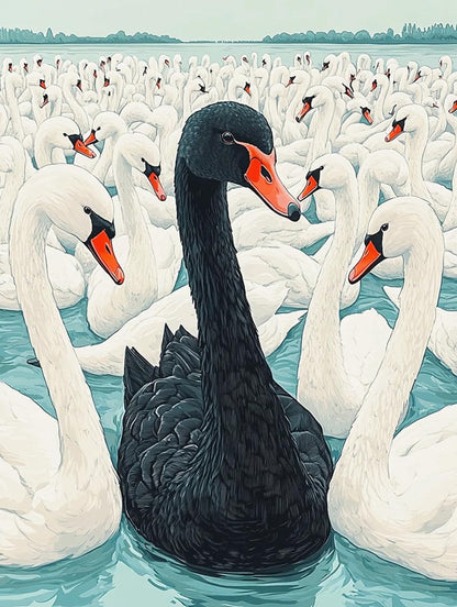 ZRIZQ Paint by Numbers Kit for Adults Beginner Animal,Duck,16x20