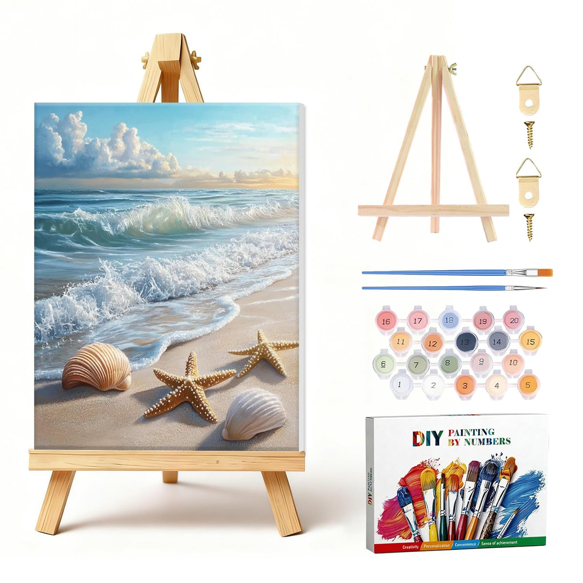 Amaieuin Chicken Paint by Numbers Kit for Adults 16x20in
