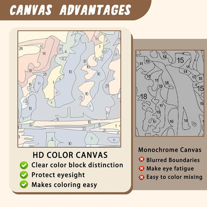 XTCIXAL Paint by Numbers Kit for Adults, Cow, 16X20 Inch