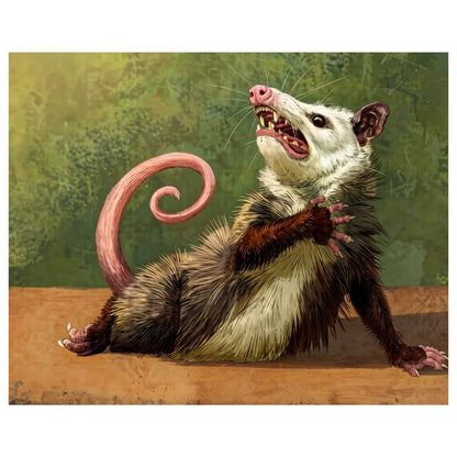 xcemhil Opossum Paint by Numbers Kit for Adults Beginner, Paint by Numbers for Adult, Acrylic Paint by Number Kits Suitable for Home Wall Art Decor Gifts 16x20 Inch