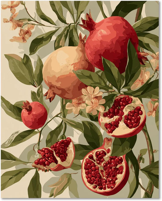 Fruit Paint by Numbers Kit for Adults, Paint by Number for Adults 16x20inch