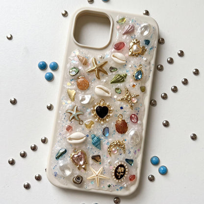 8Pcs 50g Clear Cream Glue Kit with Star, Heart & Butterfly Sequins, Fake Whipped Cream Glue for DIY Phone Case Hairpin Mirror, Craft for Birthday Christmas, with Plastic Decorating Mouth