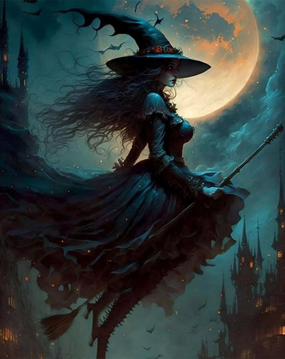 Arttoplus Halloween Paint by Numbers Kit for Adults Beginner 16x20 inch