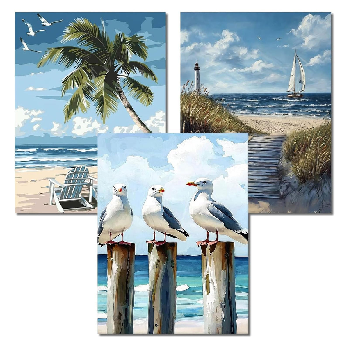 PHANTASYART Book Paint by Numbers Kit for Adults 16x20inch
