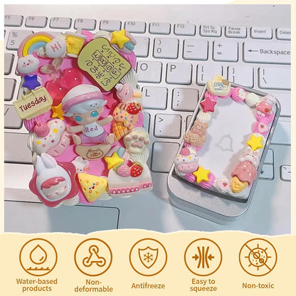 TBTFW Whipped Clay Decoden Cream Kit, Fake Whipped Cream Glue-1.7oz