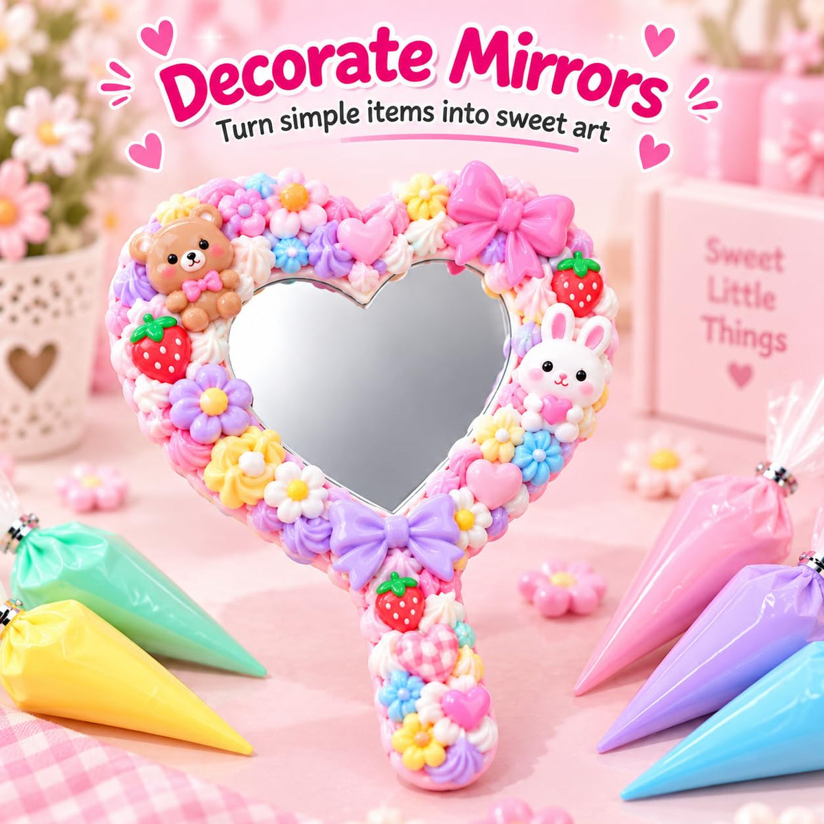 Cabilock 9-Color Whipped Cream Glue for Decoden Phone Cases