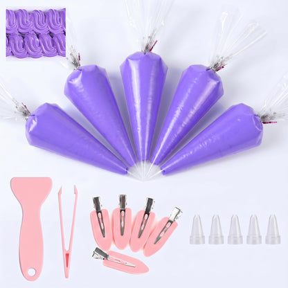 5Pcs Decoden Cream Glue Kit, 100g Fake Whipped Cream for DIY Phone Case, with 5 Hair Clips & Decorating Tools, Craft Kit for Mirror & Resin, Gift for Birthday & Christmas (Lemon Yellow)