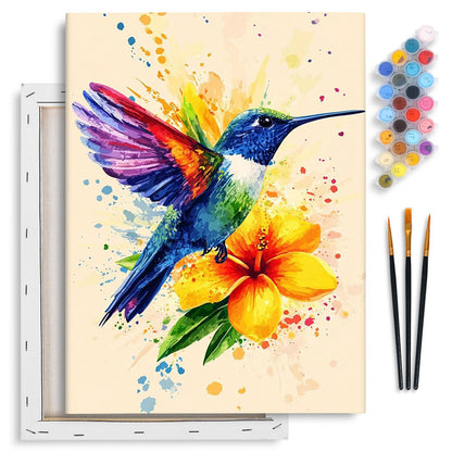 Yezavesu Book Framed Paint by Numbers Kit for Adults 10x 10 inch, Flowers
