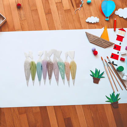 9 Piece Cream Glue Set for DIY Phone Case Making Resin Crafts