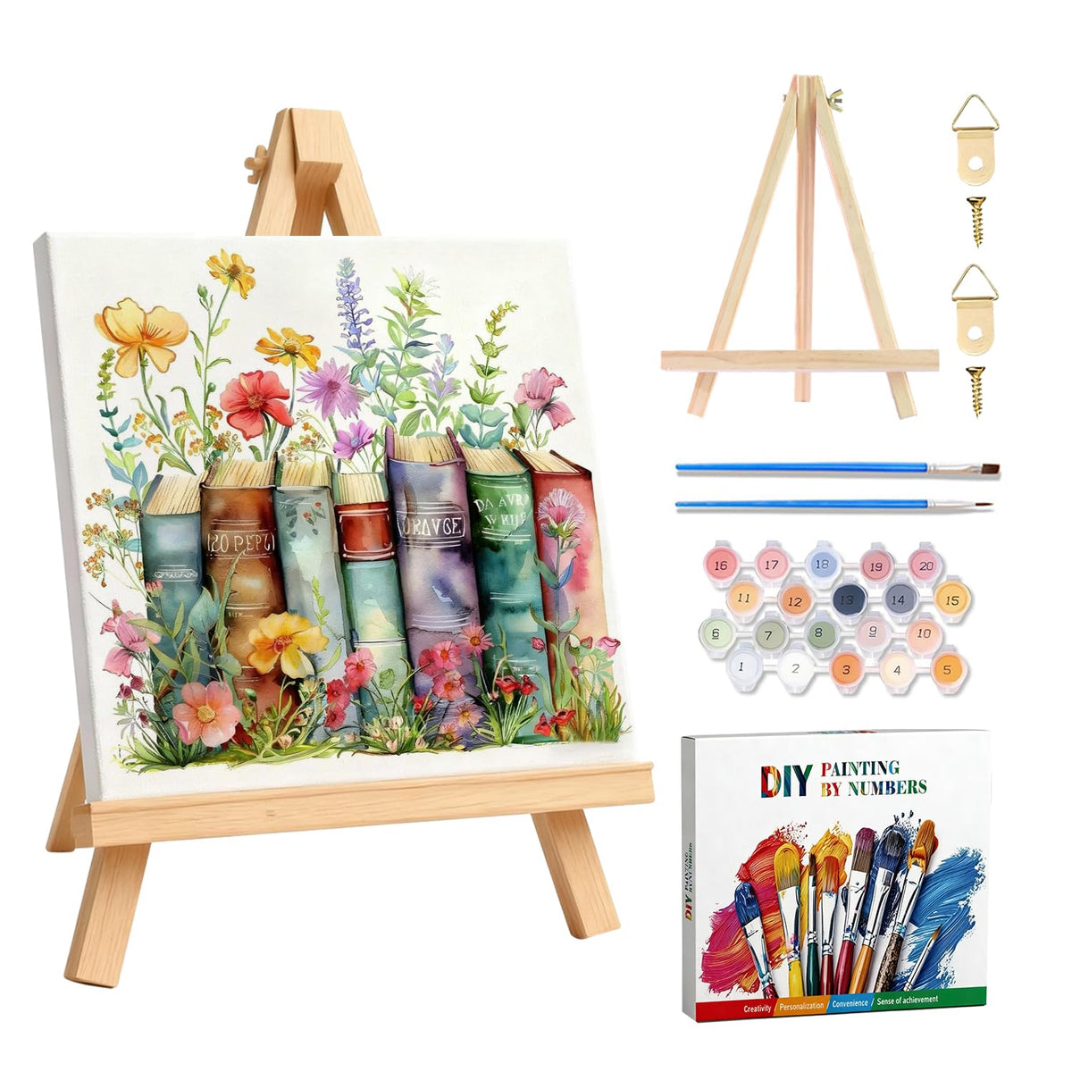 Amaieuin Chicken Paint by Numbers Kit for Adults 16x20in