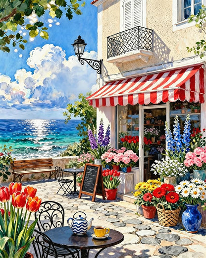 ZRIZQ Paint by Numbers Kit for Adults Beginner Landscape,Lemon Tree,16x20