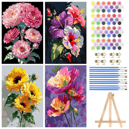 Axquilon 3 Packs Tarot Framed Paint by Numbers Kit for Adults 8x10in