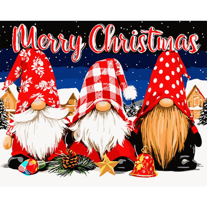 AIRDEA Christmas Paint by Numbers Kits for Adults 16x20in, Frameless