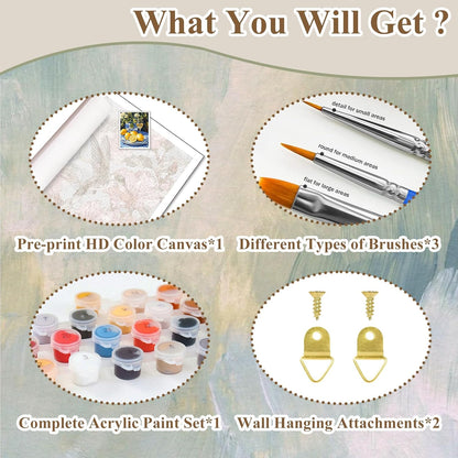 Paint by Numbers Kit for Adults Lemons, Adult Paint by Number Kits 16x20 in