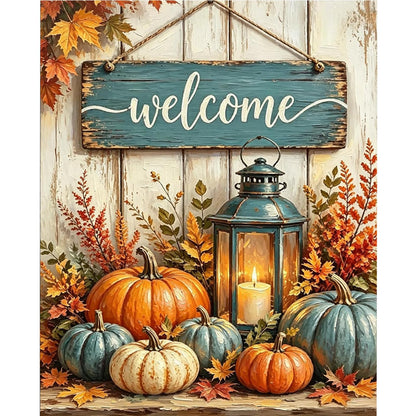 Vintage Halloween Ghost DIY Paint by Numbers Acrylic Painting 40x50cm